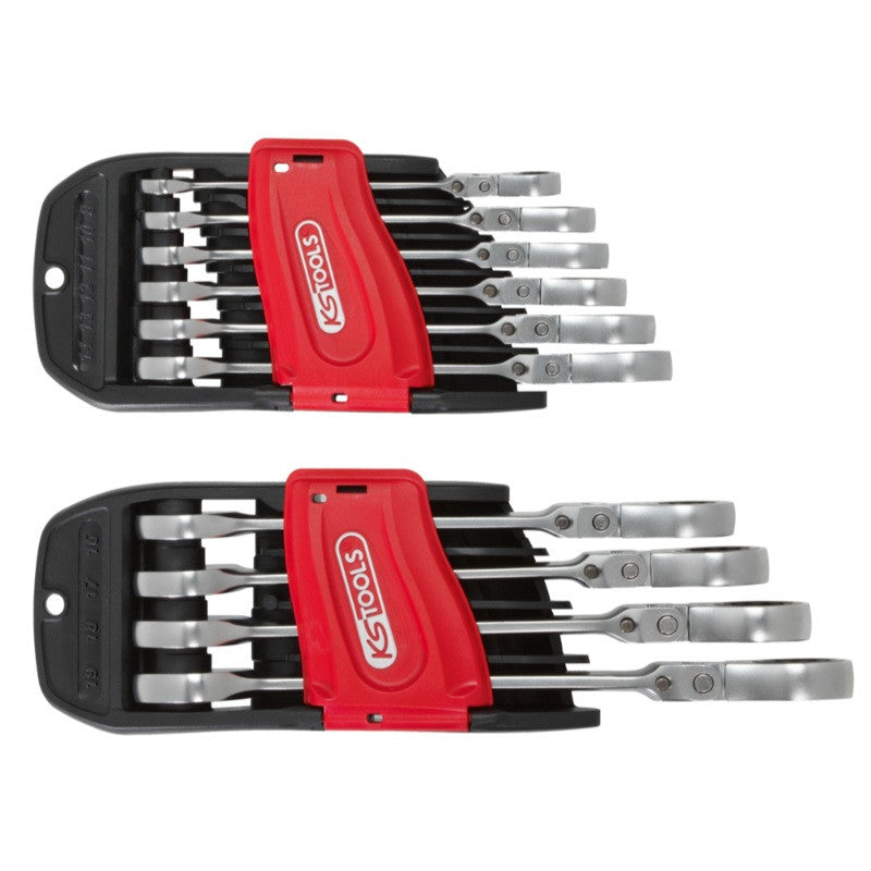 KS TOOLS Jeu 10 clés mixtes à cliquet GEARplus - 503.4850
