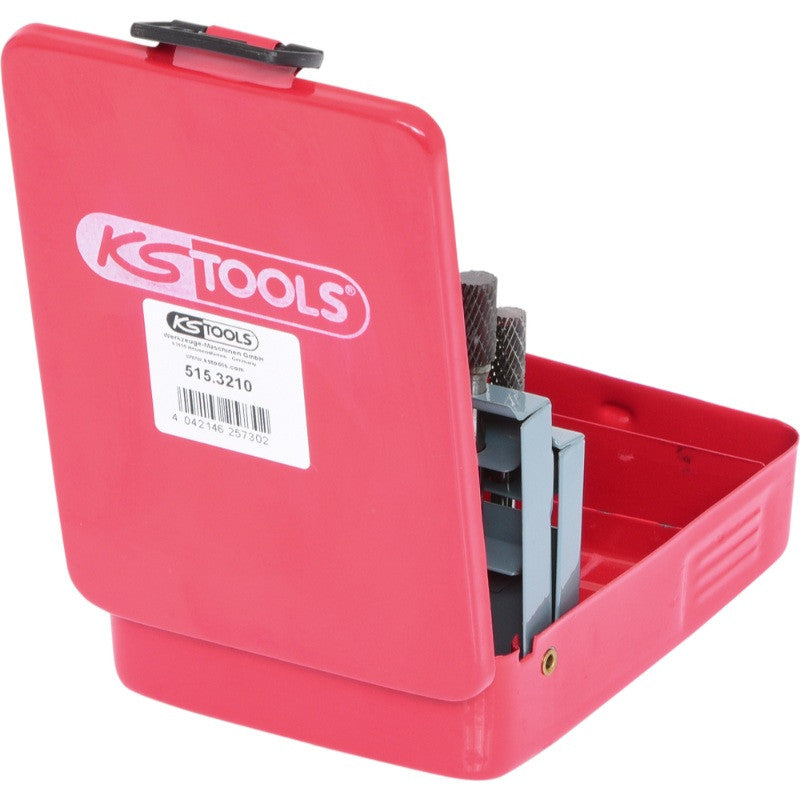KS TOOLS Jeu 10 de fraises HM diamètre 8-10mm x queue 6mm - 515.3210