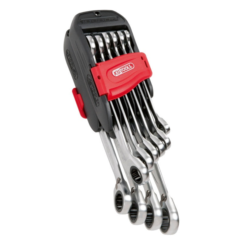KS TOOLS Jeu 10 clés mixtes à cliquet reversible GEARplus - 503.4620