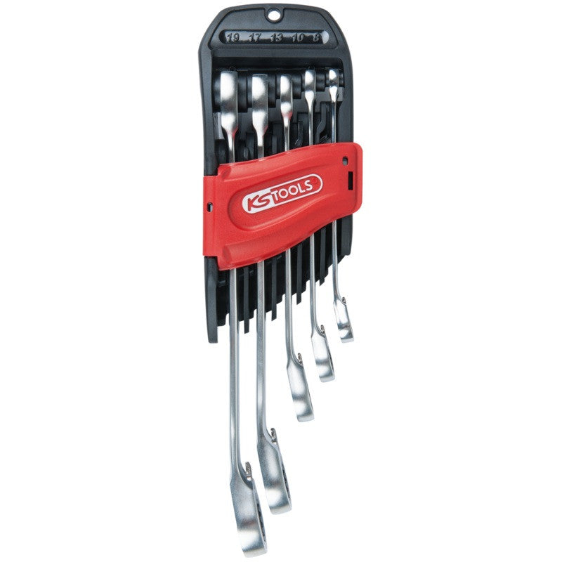 KS TOOLS Jeu 5 clés mixtes à cliquet reversible GEARplus - 503.4661