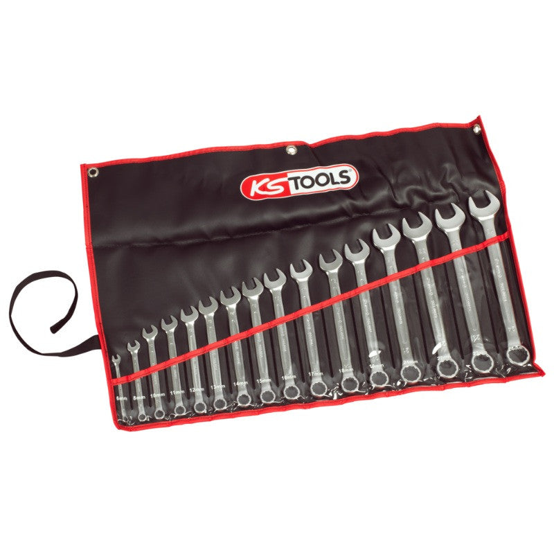 KS TOOLS Jeu de 21 clés mixtes métriques en trousse - 922.0048