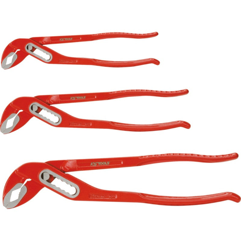 KS TOOLS Jeu de 3 pinces multiprises 7'' 10'' 12'' - 115.0000