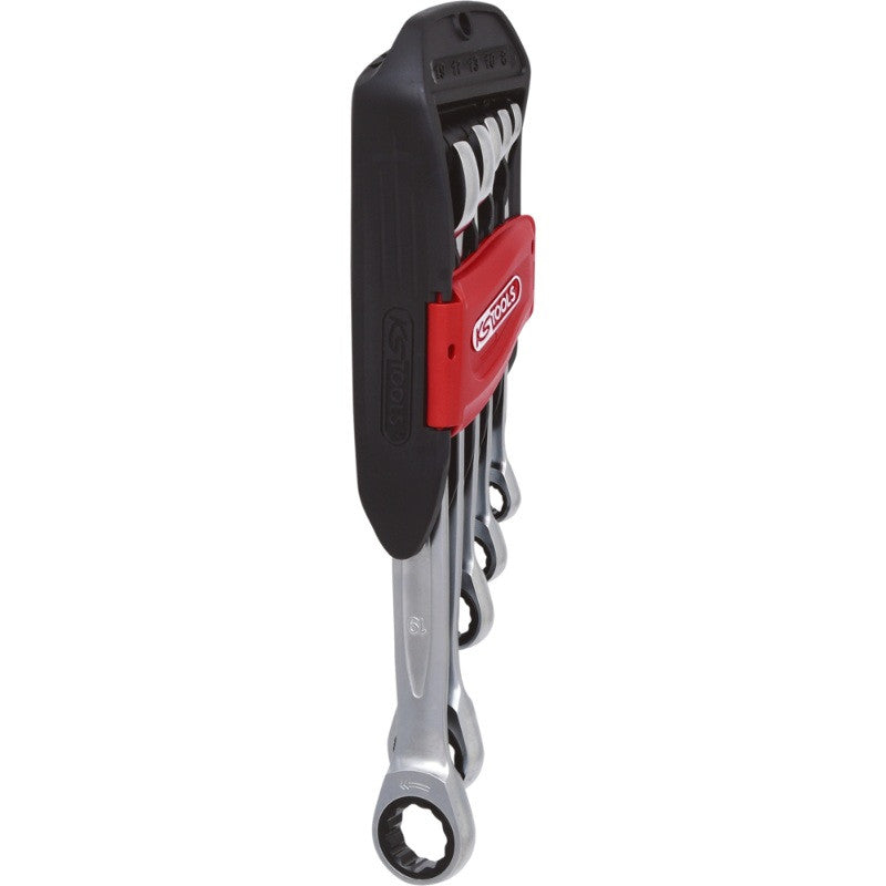 KS TOOLS Jeu de 5 clés mixtes cliquet GEARplus - 503.4255