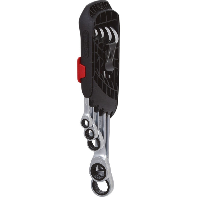 KS TOOLS Jeu de 5 clés mixtes cliquet GEARplus - 503.4255