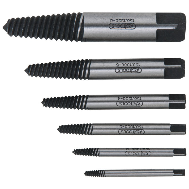 KS TOOLS Jeu de 6 extracteurs de goujons de M3-M18 - 150.1330