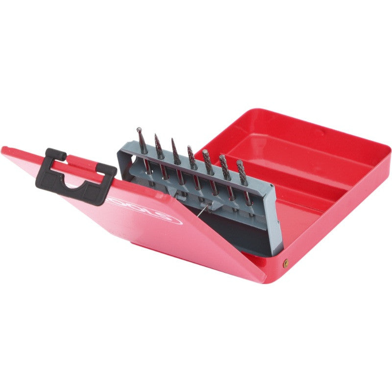 KS TOOLS Jeu de 7 fraises HM diamètre 3mm x queue 3mm - 515.3207