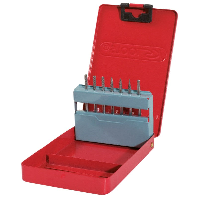 KS TOOLS Jeu de 7 fraises HM diamètre 3mm x queue 3mm - 515.3207