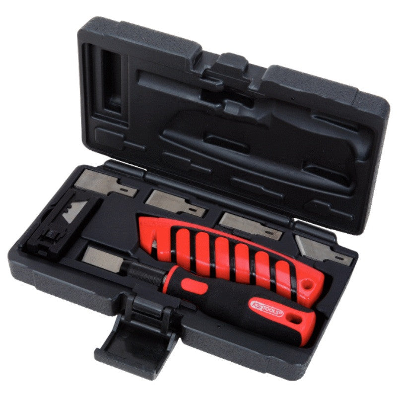 KS TOOLS Jeu de grattoirs et cutters 27 pcs - 907.2200