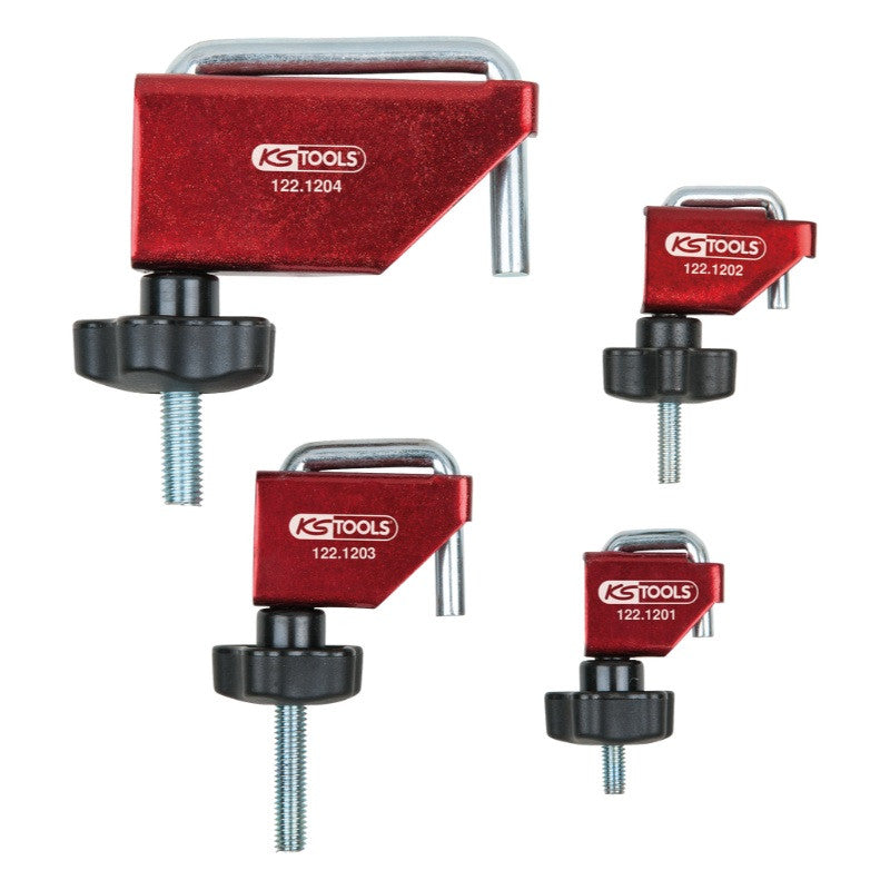 KS TOOLS Jeu de pinces à clamper 4 pcs - 122.1200