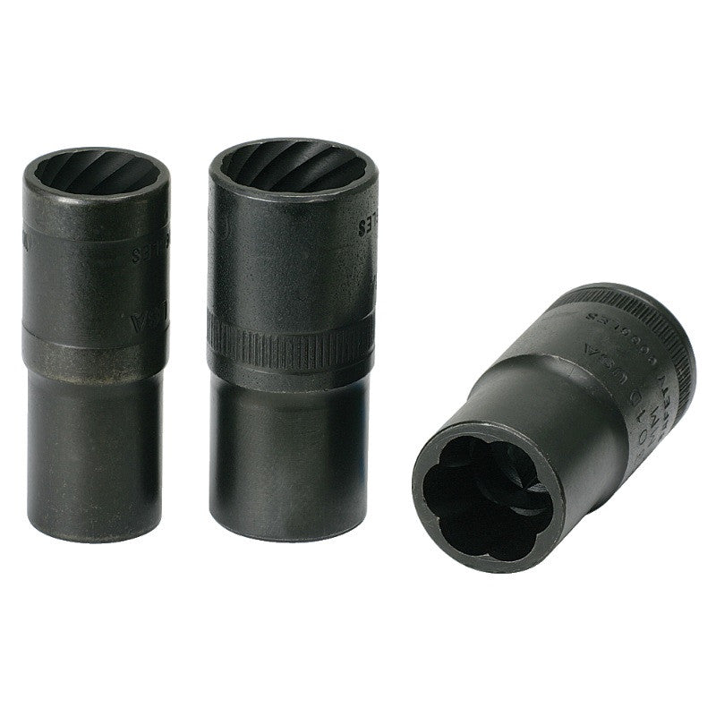 KS TOOLS Jeu douilles à chocs écrous abîmés 1/2'' à 21mm - 913.1270
