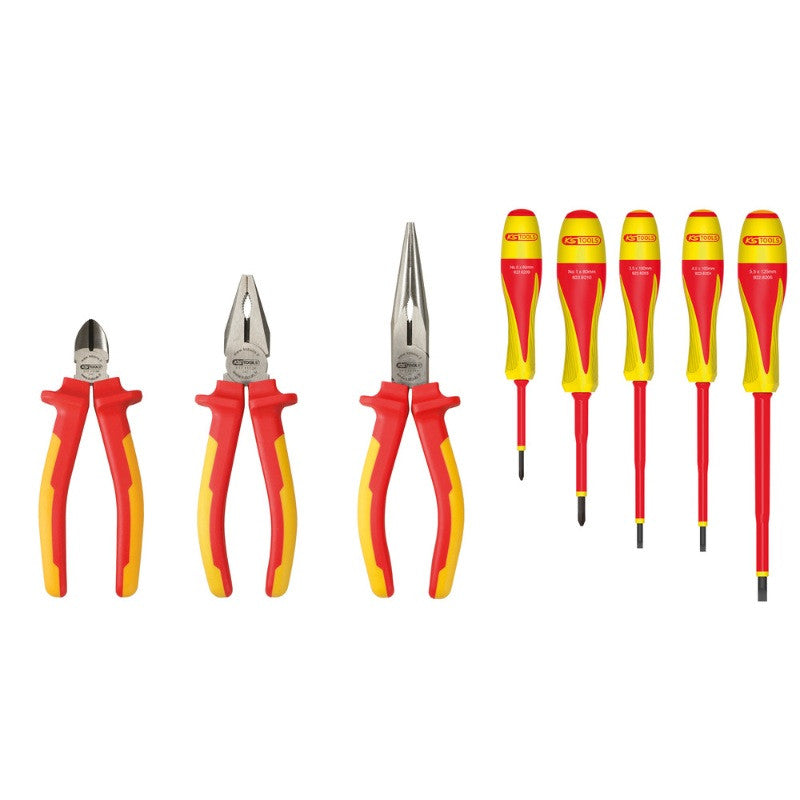 KS TOOLS Jeu pinces ERGOTORQUE tournevis isolés ULTIMATE - 117.1105