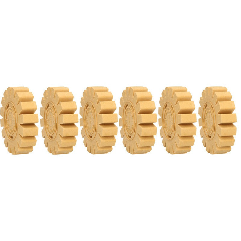 KS TOOLS Lot 6 Gommes de nettoyage avec lamelles Ø100x24mm - 515.1366