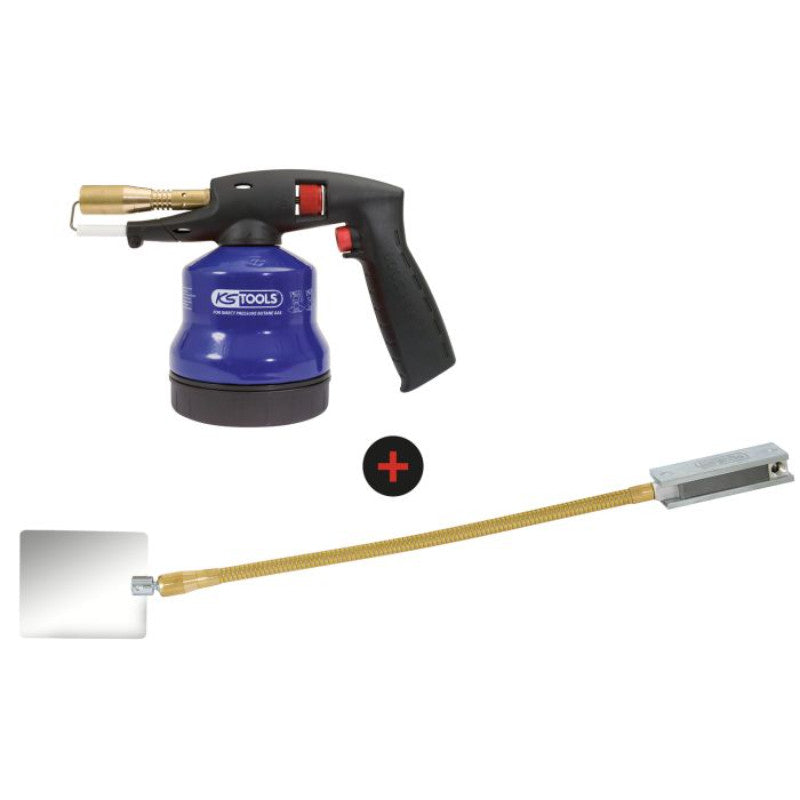 KS TOOLS Lot chalumeau propane piezo miroir magnétique - 903.5905-A1