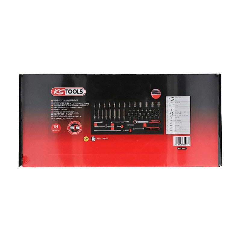 KS TOOLS Module 54 douilles et access ULTIMATE 1/4'' - 713.1020