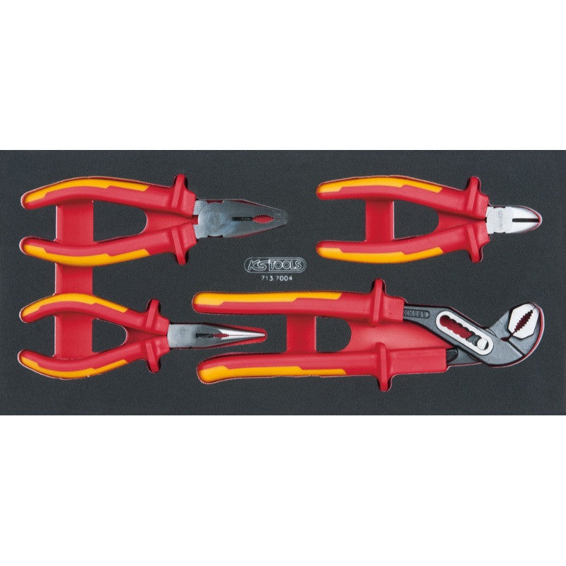 KS TOOLS Module de 4 pinces isolées 1000V ERGOTORQUE - 713.7004