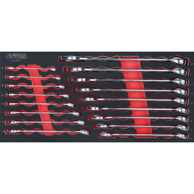 KS TOOLS Module de clés mixtes ULTIMATE 17 pièces - 713.2017