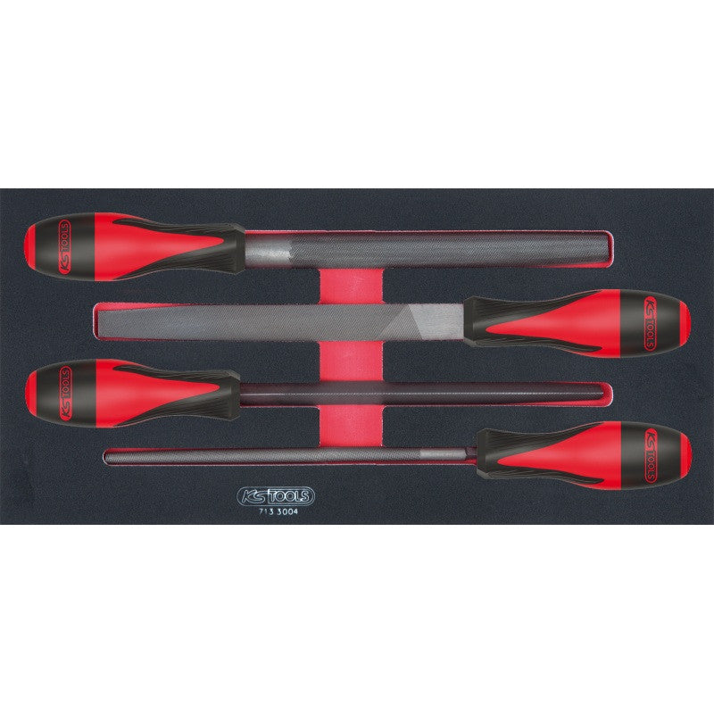 KS TOOLS Module de limes demi-douces 4 pièces - 713.3004