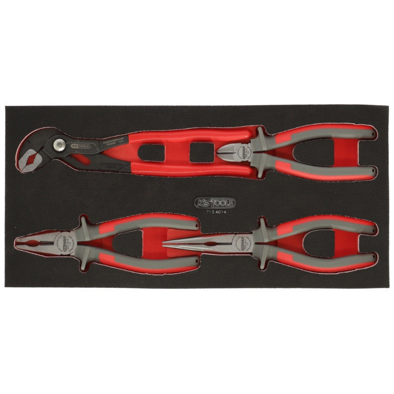 KS TOOLS Module de pinces 4 pièces - 713.4014