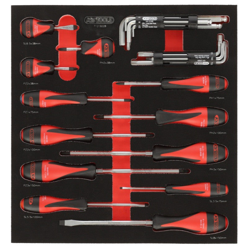 KS TOOLS Module de vissage 28 pièces - 712.5028