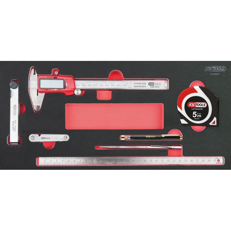 KS TOOLS Module d'outils de mesure 7 pièces - 713.8007
