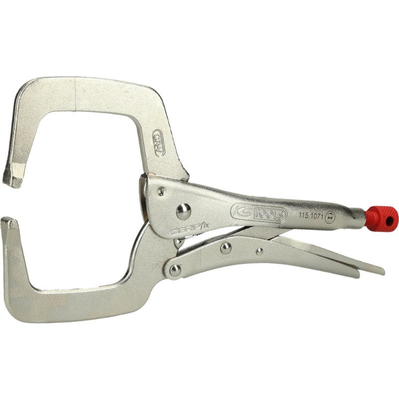 KS TOOLS Pince étau pour cornières profondes 0-100mm - 115.1071