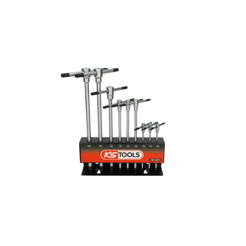 KS TOOLS Présentoir de clés TORX à poignée en T 9 pièces - 158.5211