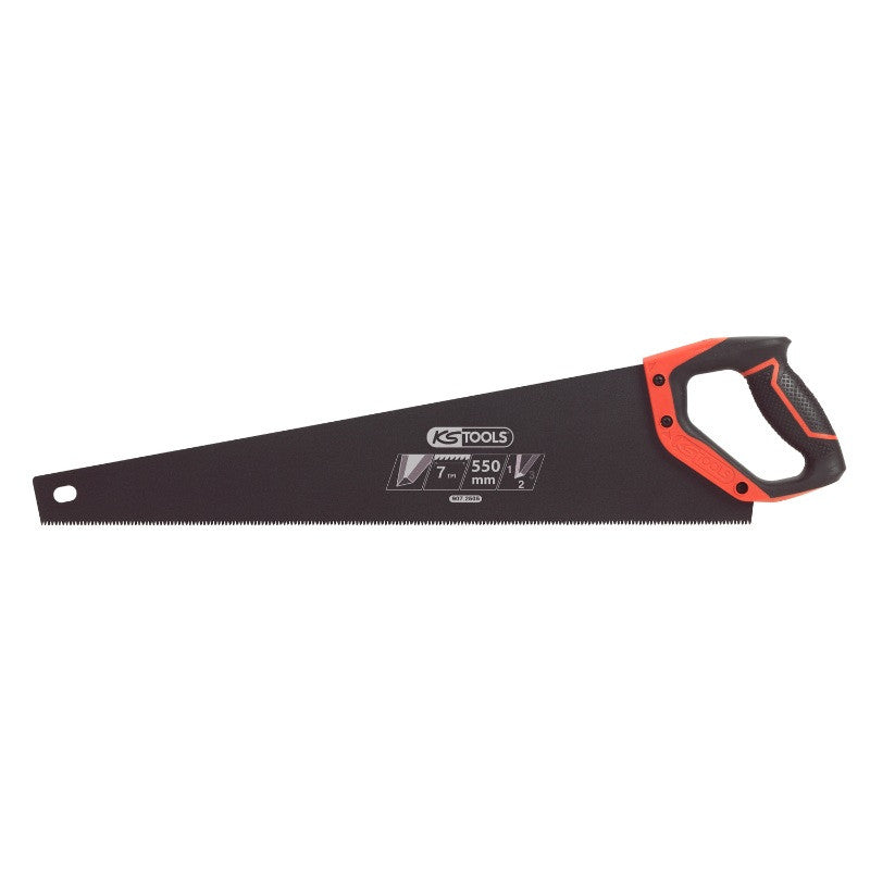 KS TOOLS Scie egoine gros travaux 550mm 3 angles 7TPI - 907.2505