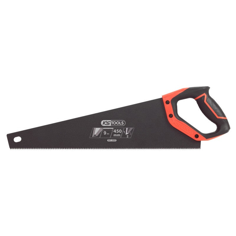 KS TOOLS Scie égoine precision 450mm 3 angles coupe 9TPI - 907.2502