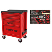 KS TOOLS Servante RACING 5 tiroirs + composition 84 pièces - 855.5084