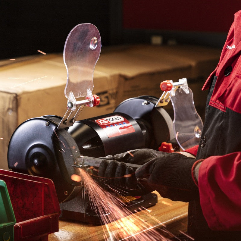 KS TOOLS Touret 900W meule / meule Ø200mm - 500.8459