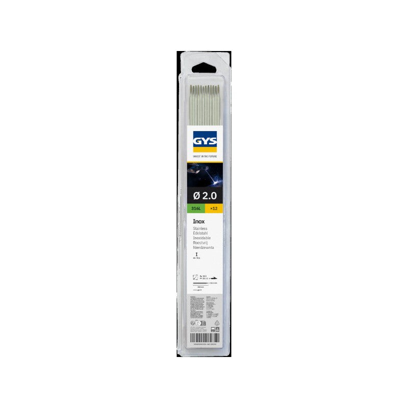 GYS Electrode Inox 316L lot de 12 diam 2- 082359