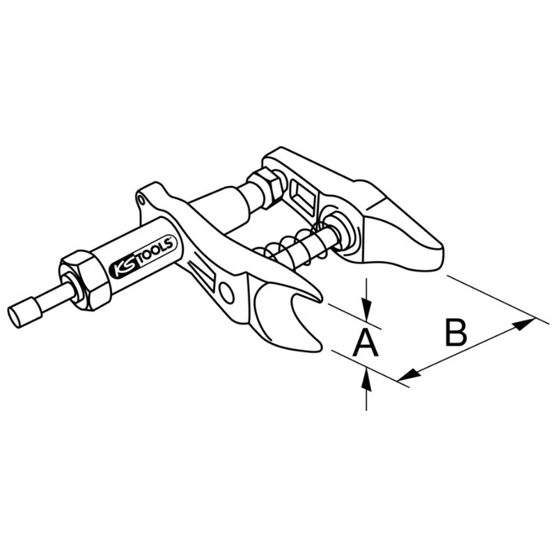 KS TOOLS Arrache rotule hydraulique universel 20 t - 670.0171