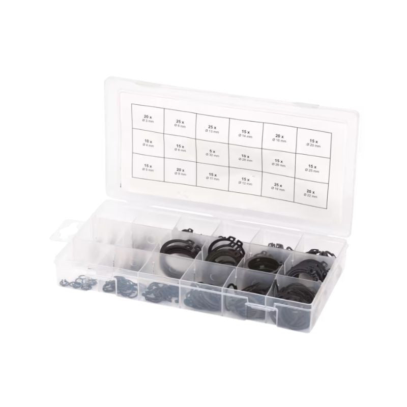 KS TOOLS Assortiment 300 circlips de type externe - 970.0100