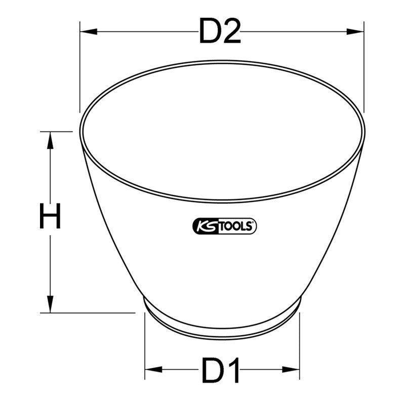 KS TOOLS Bol de plâtrier 0,75 L - 999.2034
