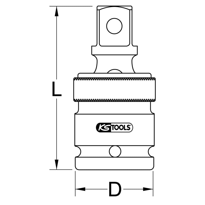 KS TOOLS Cardan universel à chocs 1/2'' - 515.1133
