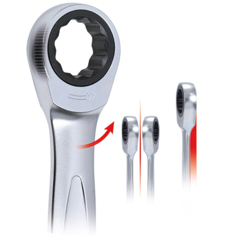 KS TOOLS Jeu de 5 clés mixtes cliquet GEARplus - 503.4255