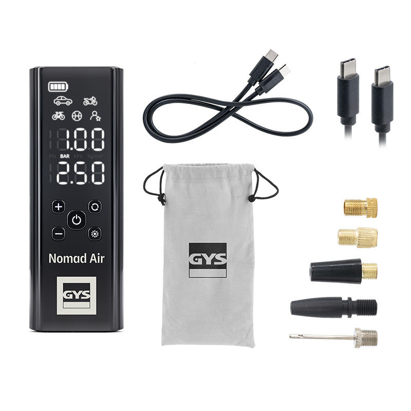 GYS Gonfleur de pneu compresseur portatif Nomad air - 088795