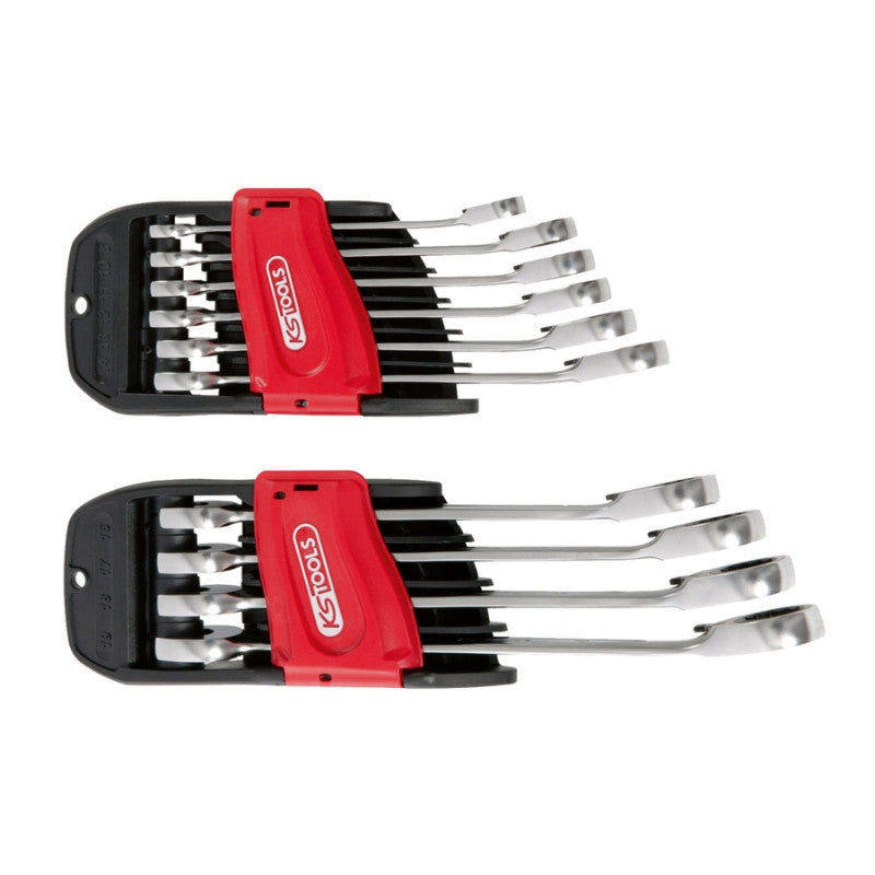KS TOOLS Jeu 10 clés mixtes à cliquet reversible GEARplus - 503.4620