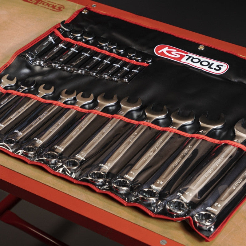 KS TOOLS Jeu de 21 clés mixtes métriques en trousse - 922.0048