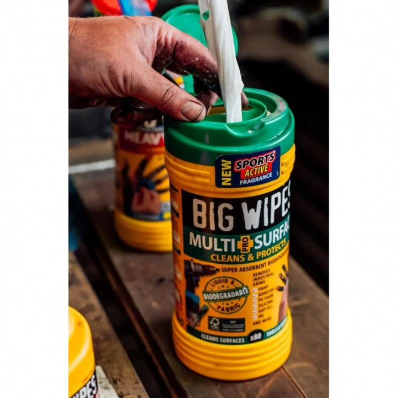 BIG WIPES Boite de 80 lingettes nettoyantes Multi Surface - 2440