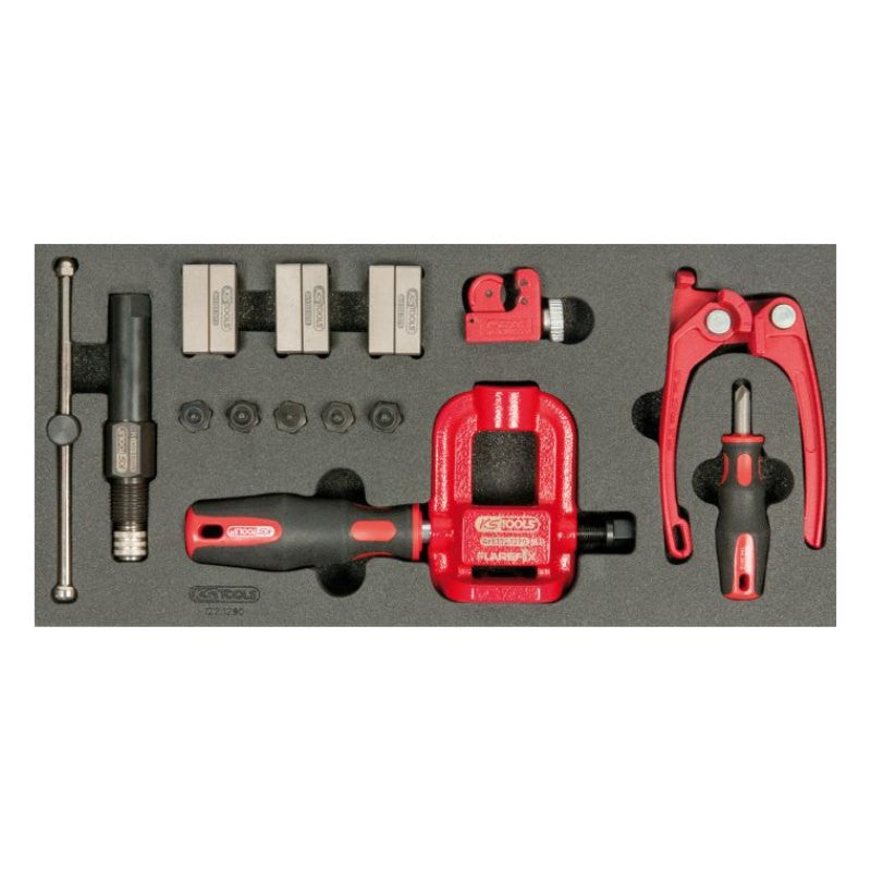 KS TOOLS Module appareil à collets durites de frein 16pcs - 122.1290