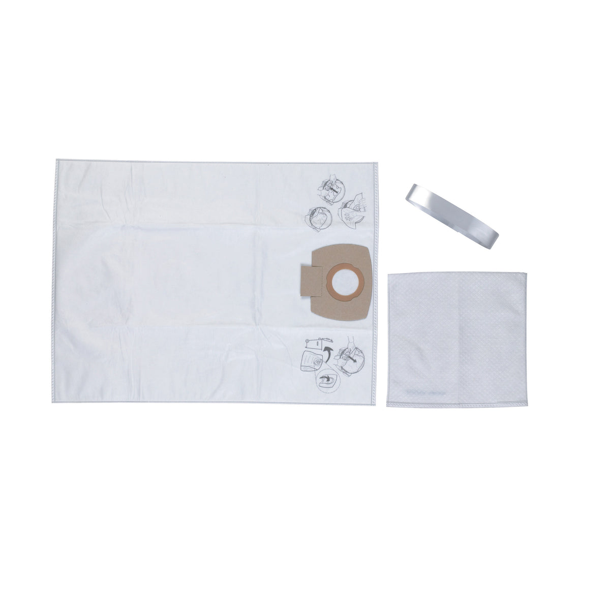 MILWAUKEE 5 Sacs à poussière 0 tissé 25L pour AS2-250 4932352306