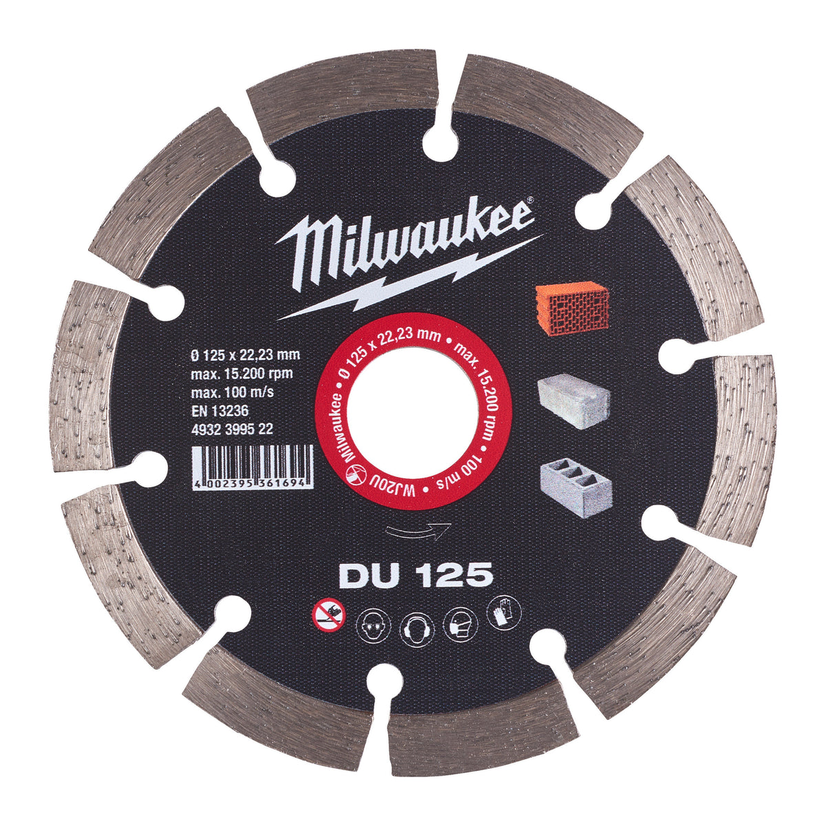 MILWAUKEE Disque diamant universel Ø125mm 4932399522