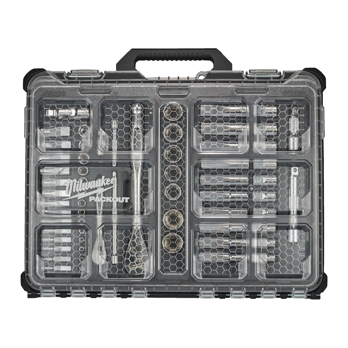 MILWAUKEE Coffret 63 Clés à cliquet 1/2 1/4'' + douilles 4932493661
