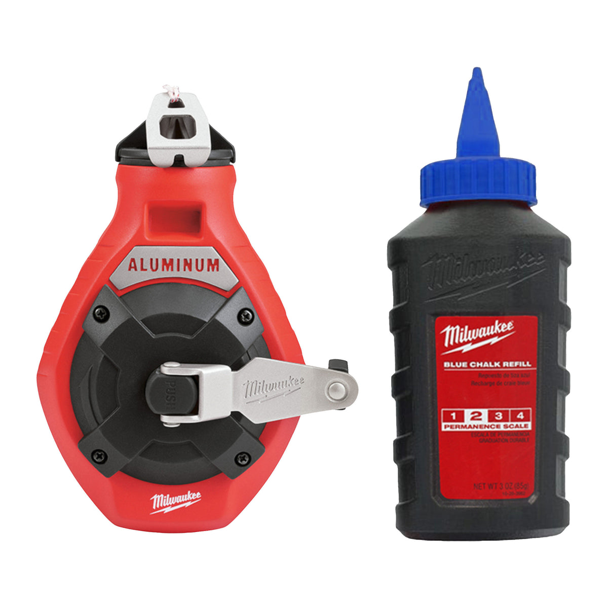 MILWAUKEE Cordeau traceur fin + recharge bleue 4932493814