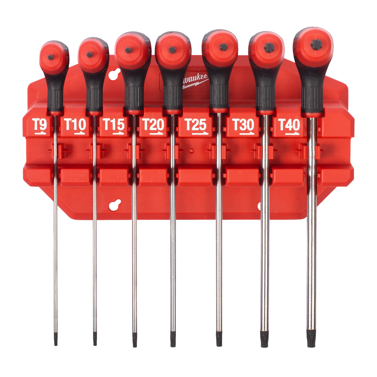 MILWAUKEE Set 7 Clés males TORX poignée T 4932498690