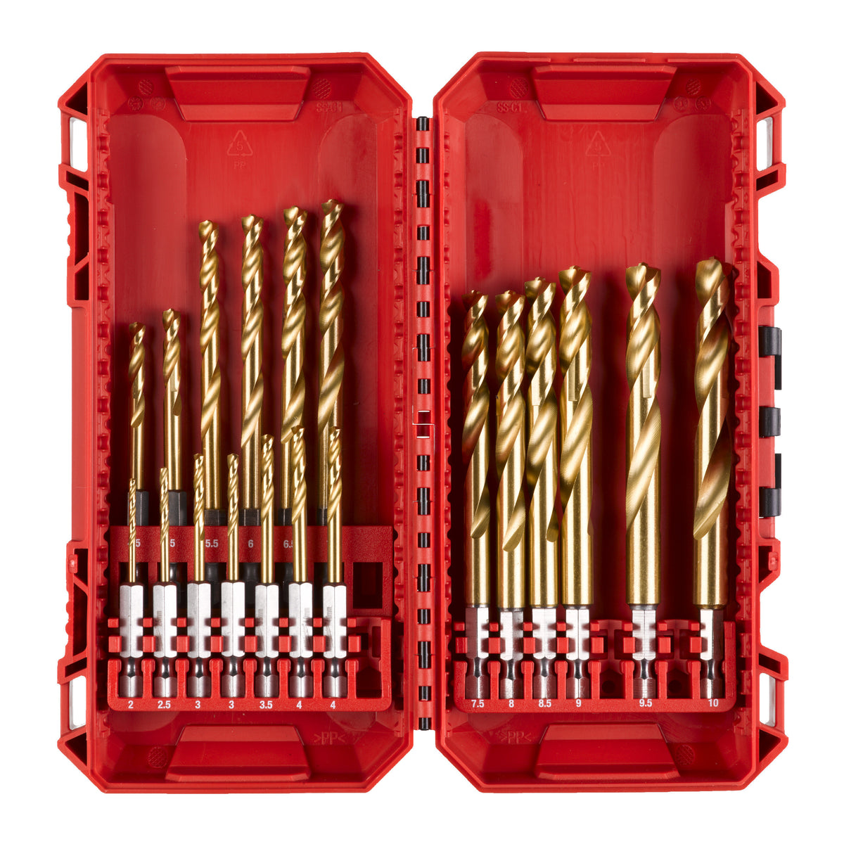 MILWAUKEE Set 19 Forets métaux HSS-G RED HEX 4932499763