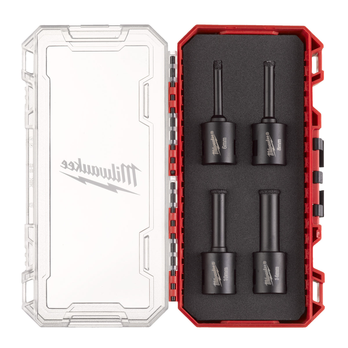 MILWAUKEE Set 4 Forets diamant 6/8/10/14mm 4932500544