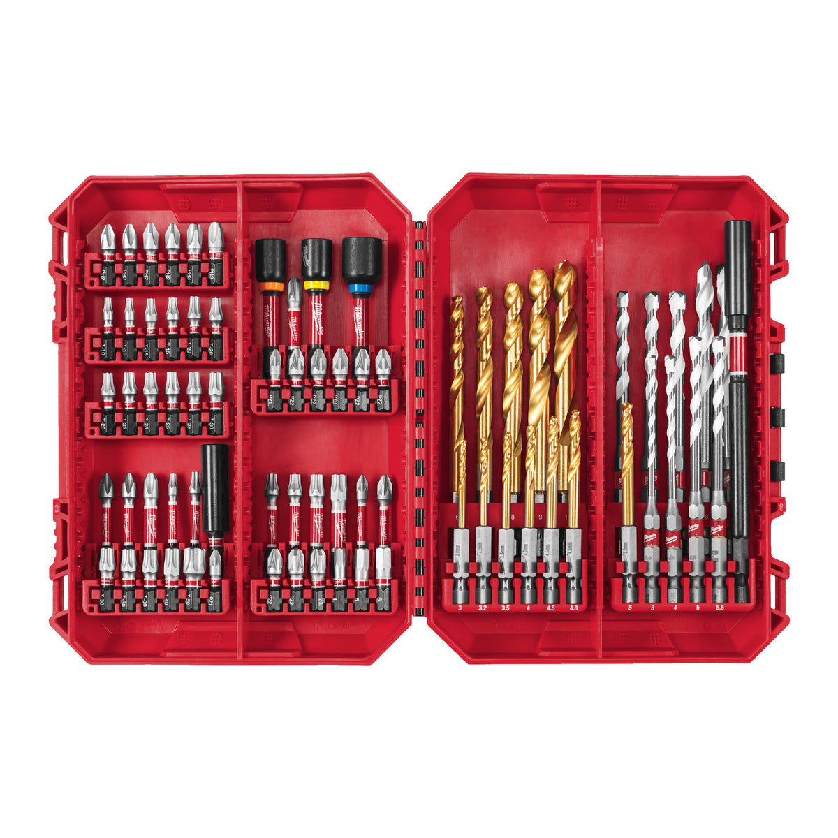 MILWAUKEE Coffret SHOCKWAVE 74 pièces 4932501308