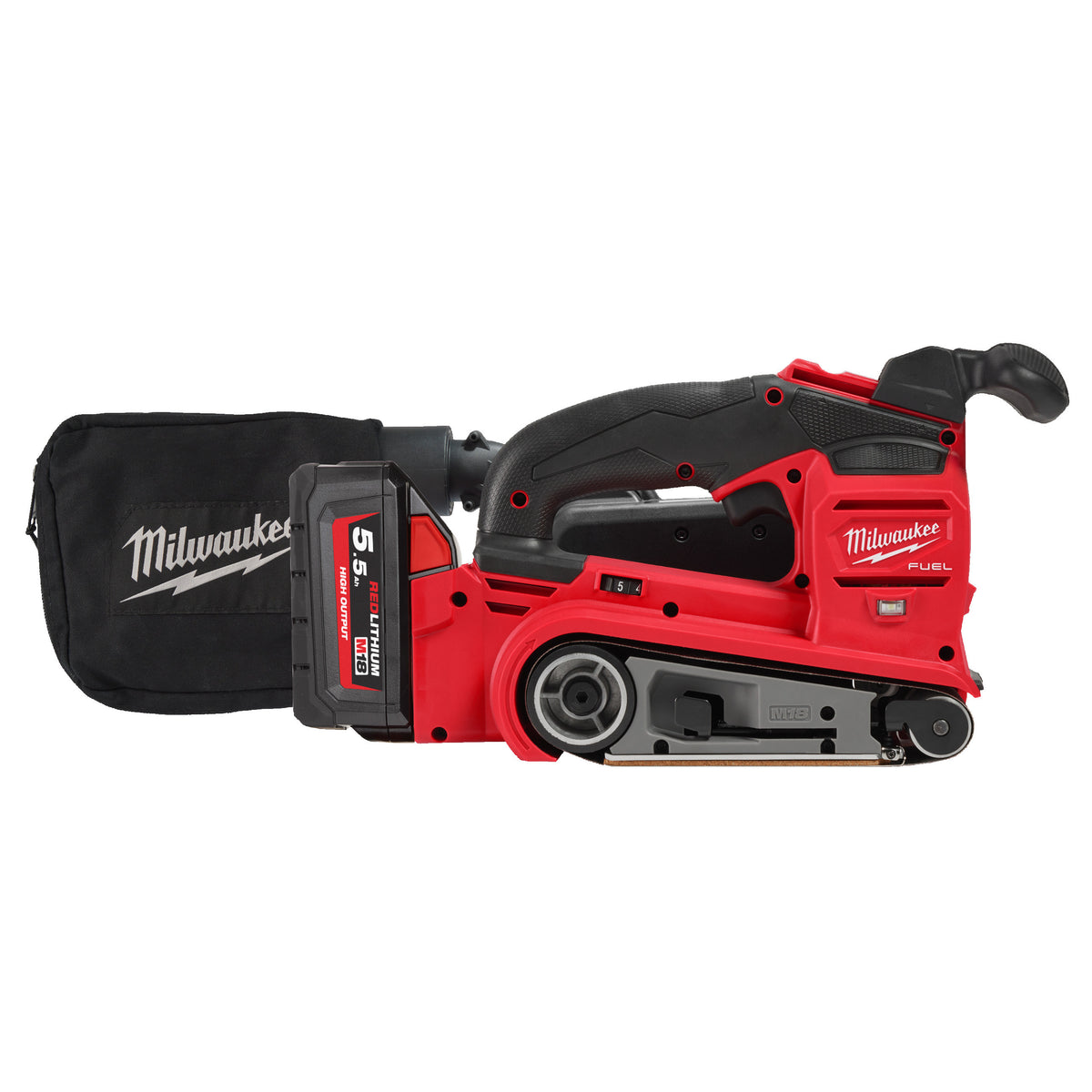 MILWAUKEE Ponceuse bande 75mm 18V 2x5Ah FBTS75-552X 4933479615
